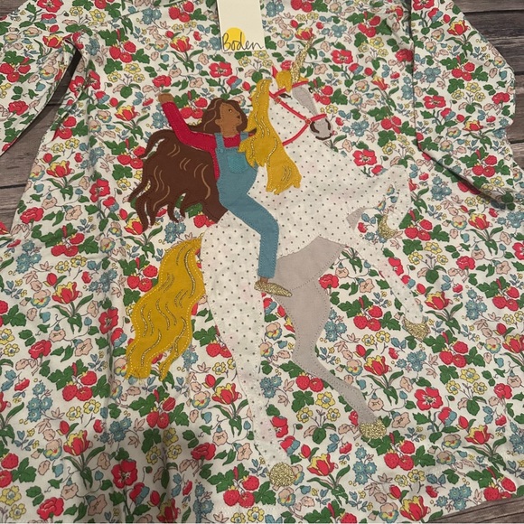 Mini boden floral horse dress - Picture 2 of 6